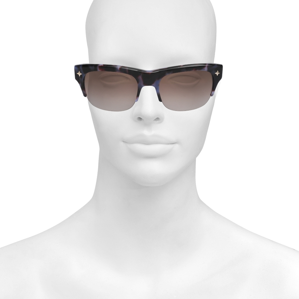 Balmain Unisex Stars Sunglasses in Tortoise brown
